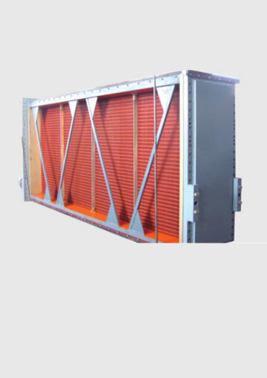 哈電100萬發(fā)電機用臥式氫氣冷卻器
